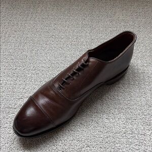 Allen Edmonds Dark Brown Leather Park Avenue Dress Shoe (Right Shoe only)